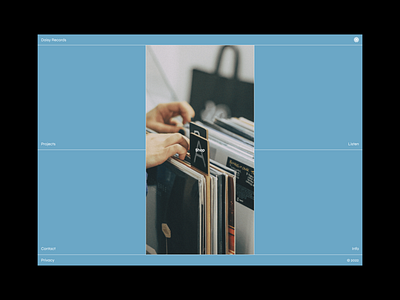 Record store website design graphic design minimalist minimalist website online store typography ui web web design webdesign website design