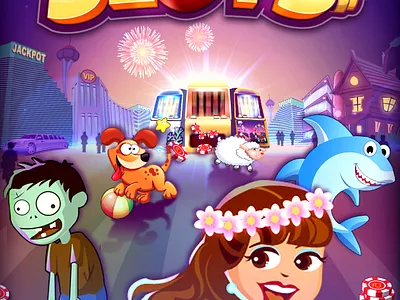 Splash screen for casino game casino design gamble game ui design vegas