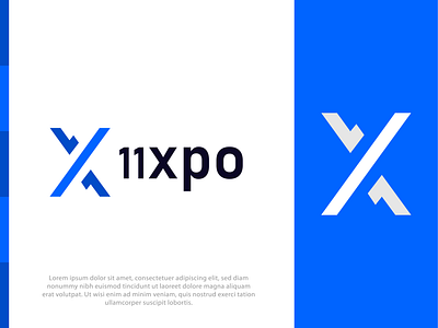 X letter logo | X Minimal Logo | 11xpo logo 11 logo 3d animation branding design graphic design graphicsdesign illustration logo logo designer logo mark minimal logo mobile modern logo design motion graphics ui vector x letter logo x logo x11 logo