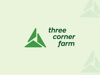 An abstract farm logo based out of USA branding farm graphic design green logofun minimal vegetable