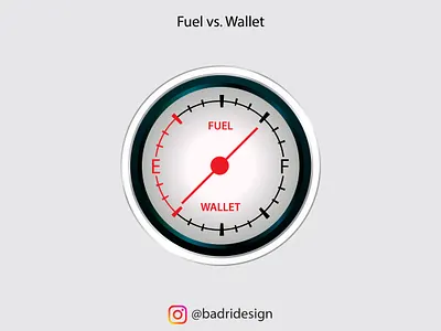 Fuel vs. Wallet advertising branding creative design design fuel graphic design graphicdesign illustration logo marketing vector