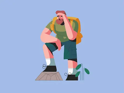 Firewatch Turnaround Animation animation character fireart fireart studio firewatch illustration motion tvpaint