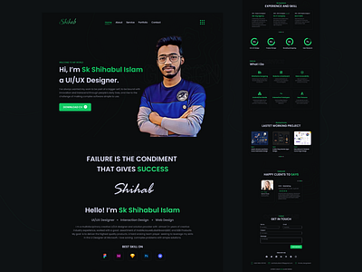 Sk Shihabul Islam a UI/UX Designer. animation branding design figma graphic design product design shihab shihab islam sk shihabul islam ui ui design uiux ux web design website