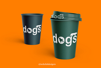 Dogs Cup3 branding graphic design