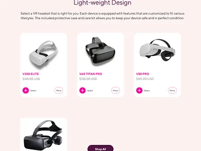 Optical VR Website Concept branding design website design