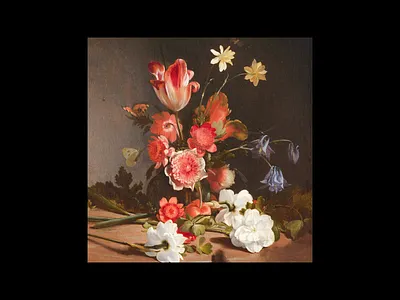 Resplendence Single Artwork album ambient artist artwork cd cover flowers hip hop illustration lofi music music producer musician vintage vinyl