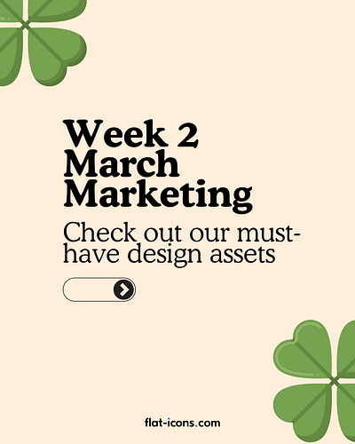 Week 2 March Marketing branding design graphic design icons illustration ui vector