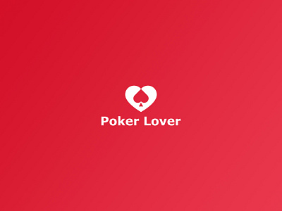 Poker lover brand brandidentity branding clean creative design flat graphic design identity logo logodesign logomacker logotype lover minimalist modern poker simple unique vector