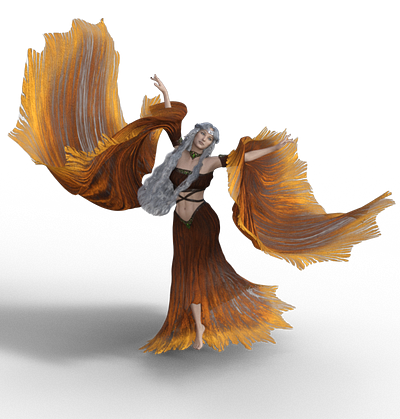 3D model flame fairy 3d design graphic design illustration