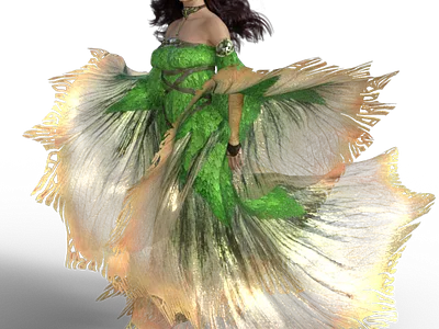 3d model spring fairy 3d design graphic design illustration