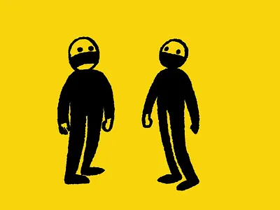 Teamwork animation characters conference covid design friends handdrawn people photoshop