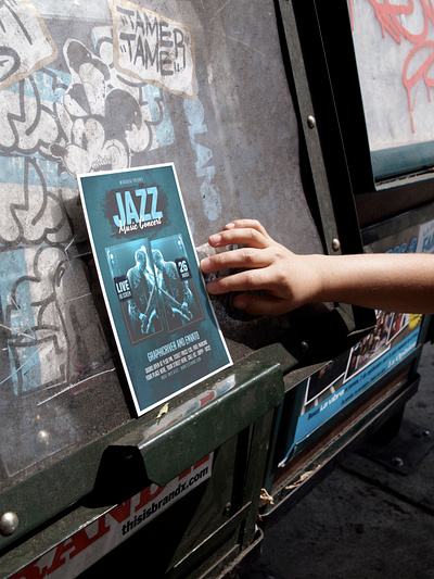 Jazz Music Concert Flyer band best concert flyer indie jazz music music concert poster rock template