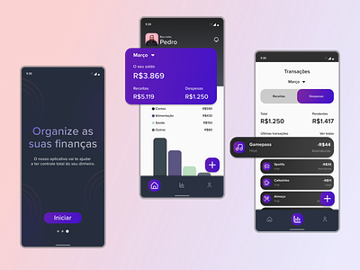 Finance app app ui