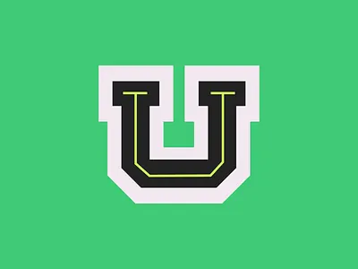 U 36days 36days u 36daysoftype adobe college logo tipografia type typedesign u