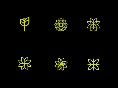 Flower marks branding flower marks graphic design illustrator logo logo mark logos vector