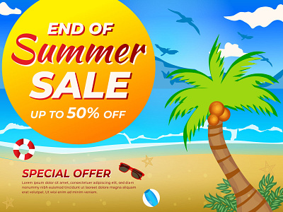 Summer Sale illustration | Social Media Design | Ads Design bannerdesign bannerdesigning branding colorful design graphic design illustration summersalefashionary summersaleiscoming summersalesslacker typography vector