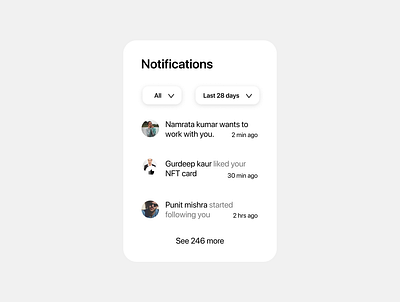 Notifications app app design design graphic design notification ui ux