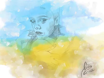 "save Ukraine" art babygirls design illustration sketch дизайн