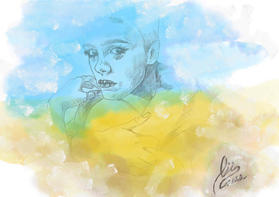 "save Ukraine" art babygirls design illustration sketch дизайн