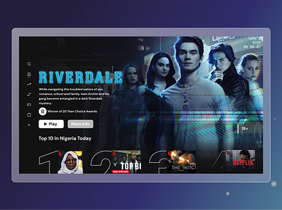 Smart TV - Netflix branding smart tv ui ux vector web