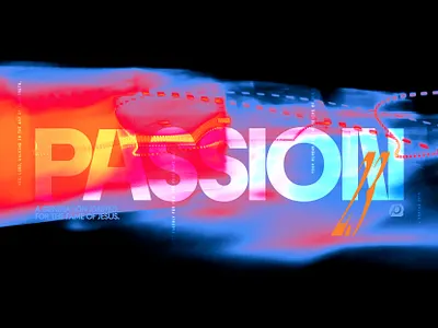 Passion 2023 2023 23 atlanta bold color conference dallas electric light lightpainting lockup logo raptor type typography vibrant wordmark