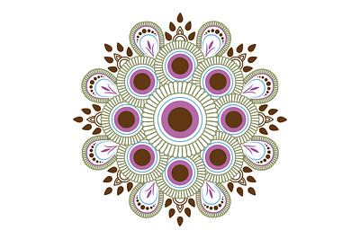 Coloring Mandala Design Vector decor