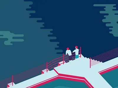 #meetyouagain design graphic design illustration illustrator ocean vector art