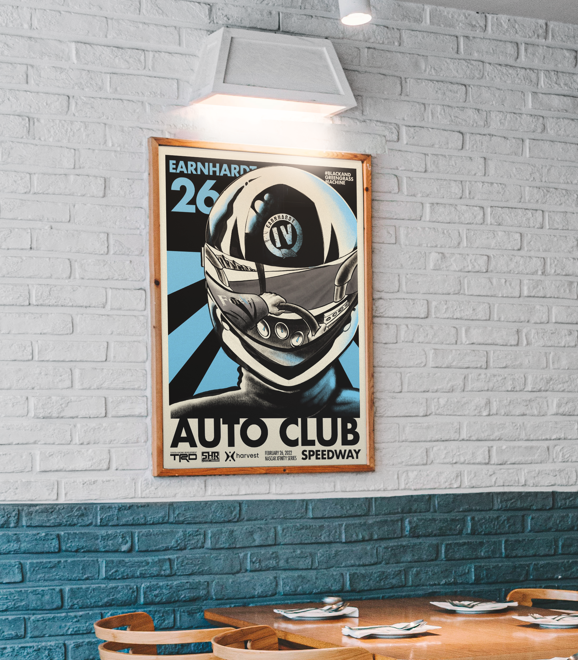 Example of Jeffrey Earnhardt-Auto Club Speedway Collectible Poster