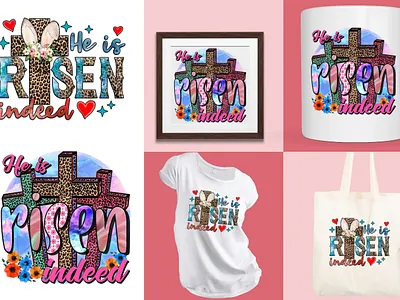 ⚡💥He Is Risen Indeed💥⚡️⚡️ craft design design easter he is risen indeed hozomarket illustration jpg logo png svg