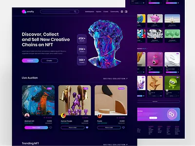 Enefty - Web UI Kits Template figma ui