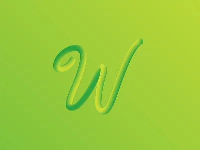 Letter W 2d 3d design abstract adobe adobe illustrator agency app clean color creative design dribbble flat gif letter lettering line logo logo design logos