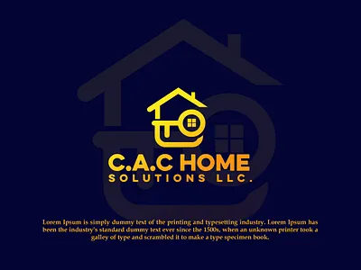 Home company logo branding design graphic design illustration illustrator logo typography ui