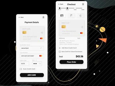 Daily UI Challenge 002 - Credit Card Checkout checkout credit card daily ui challenge ui