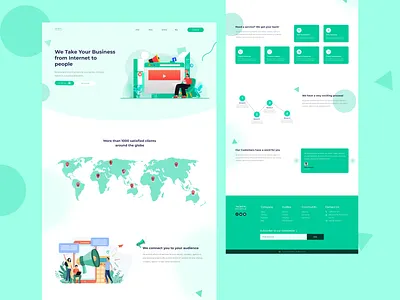 Digital Marketing Agency Landing Page design digital agency digital marketing agency landing page marketing agency ui ui design ux ux design web design