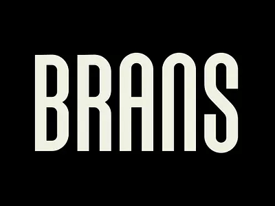 BRANS FONT bauhaus behancegraphic bold brand brand logo branding branding font brans font display free fonts logo modern poster retro round thin