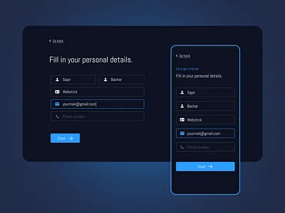 Cyber-attack form design concept cyber fill form form ui graphic design input minimal progress bar scale technology type ui ui design ux