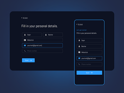 Cyber-attack form design concept cyber fill form form ui graphic design input minimal progress bar scale technology type ui ui design ux