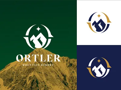 Elegant Letter O Mountain Logo | Available for Purchase branding design estate logo hotel logo logo minimalist minimalist logo monogram mountain logo peak logo resort logo simple