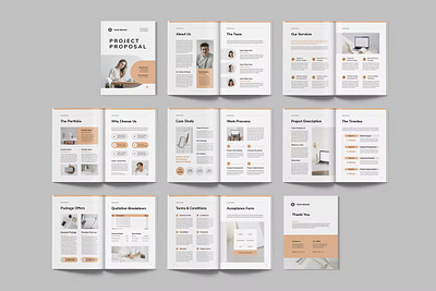 Proposal | MS Word & Indesign brochure business plan business proposal client proposal design presentation project plan proposal word