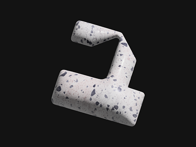 One 3d adobe clean illustrator like minimal numbers one