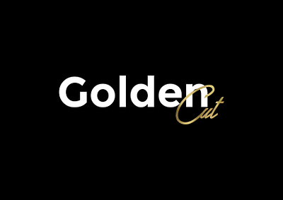 Golden Cut branding design graphic design