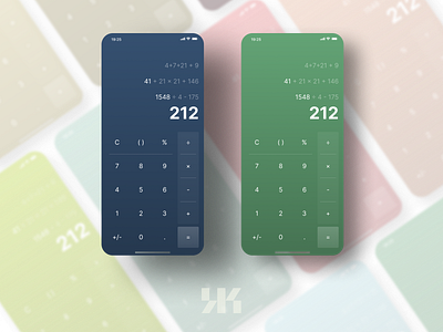 Calculator | UI Challenge 4/50 app branding design flat illustration logo model typography ui vector