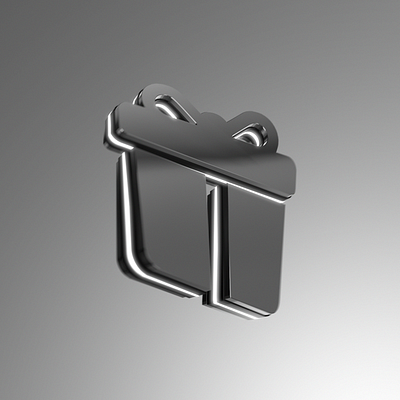 3D Gift Icon 3d 3dlogo design illustration illustrator insperation logo photoshop ui uiux ux uxinsperation vector