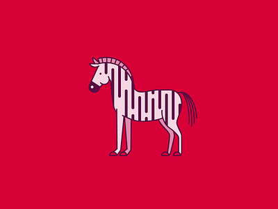 Zebra africa animal design flat icon illustration line logo minimal safari vector zebra