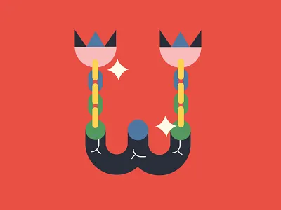 W for 36DaysOfType 36days 36daysoftype art design figma illustration illustrator lettering nature plants poster type typography ui w