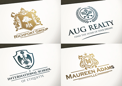 Heraldic and luxury vintage logo design brand identity branding creative logo design graphic design icon identity illustration logo logo design logo mark logo services logodesign logos minimal logo minimalist modern logo typography unique logo vector