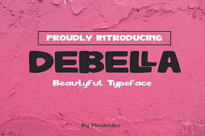 Debella 3d animation branding decorative design displayfont font graphic design illustration logo motion graphics typography ui