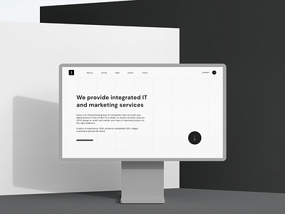 Iseno group - UI/UX & Webflow clean design figma information minimal typography ui ux webflow