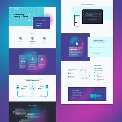 Relite branding design product design ui ux