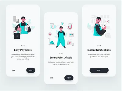 App onboarding design & illustrations app design illustration ui ux